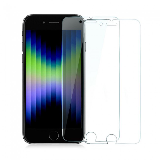 iPhone SE 2022 Screen Protector Super Shieldz by Margoun - 2Pack Clear