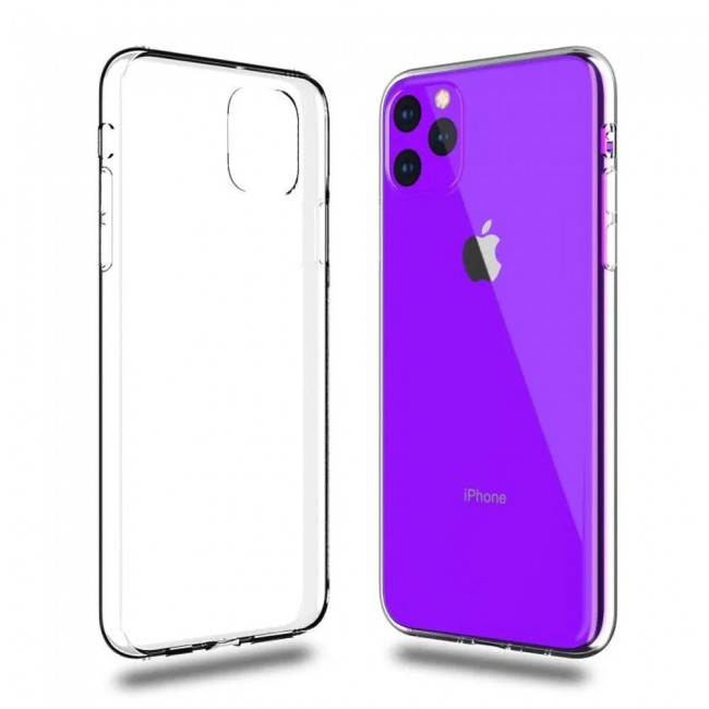 iPhone 11 Pro Max TPU Clear case Cover (6.5 inch) - MARGOUN Soft Jelly case cover