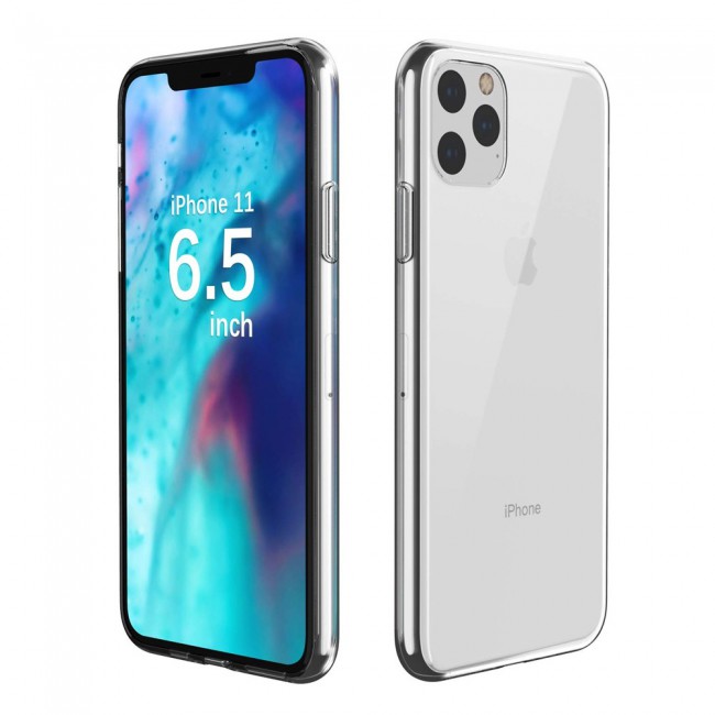 iPhone 11 Pro TPU Clear Case Cover (5.8 inch) - MARGOUN Soft Jelly case cover 