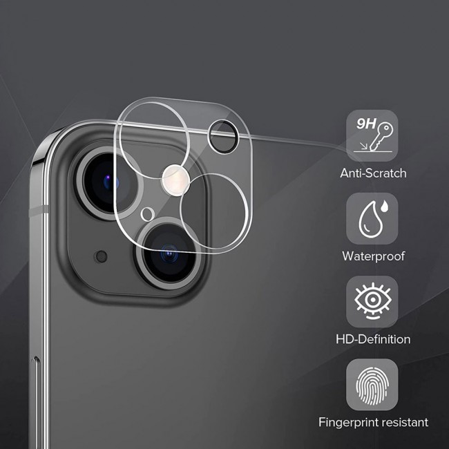 iPhone 13 Camera Lens Protector 3D Tempered Film by Margoun