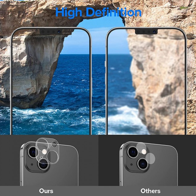 iPhone 13 Mini Camera Lens Protector 3D Tempered Film by Margoun