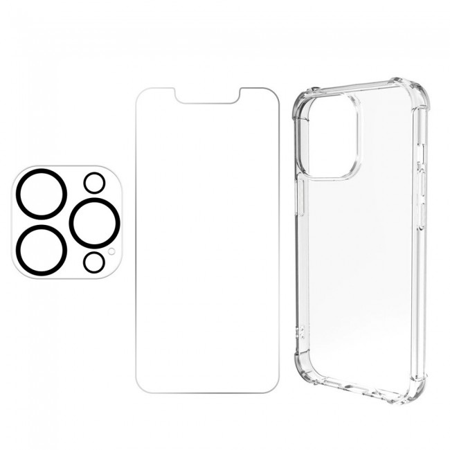 3Pack iPhone 13 Pro Max Lens Protector and Gorilla Case Cover and Screen Protector by Margoun