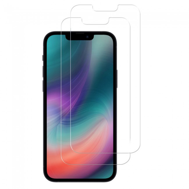 Apple iPhone 13 Pro Tempered Screen Protector Super Shieldz by Margoun - 2-Pack Clear