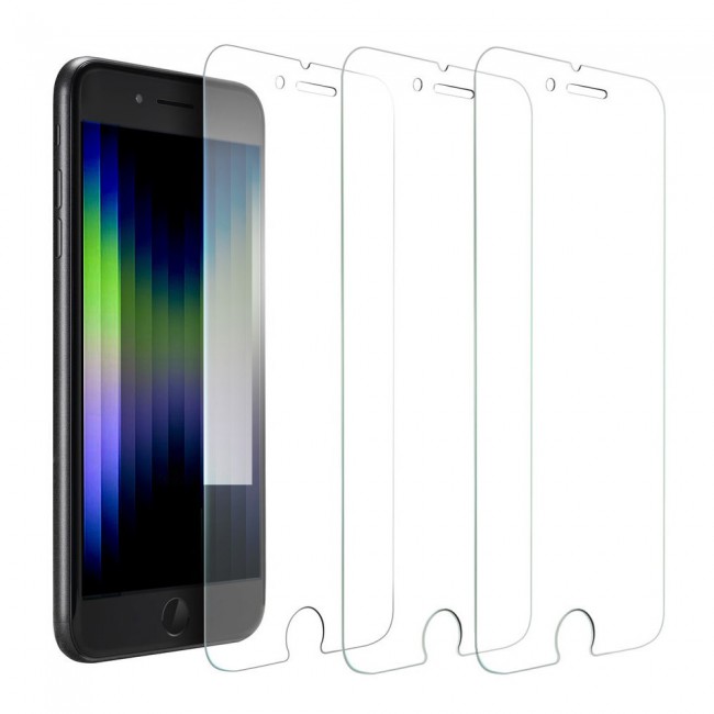 iPhone SE 2022 Screen Protector Ultimate by Margoun - 3Pack Clear