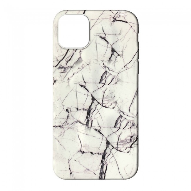 iphone 11 Pro Max Case Cover Marble Pattern (6.5 inch) - Black , White , Pink