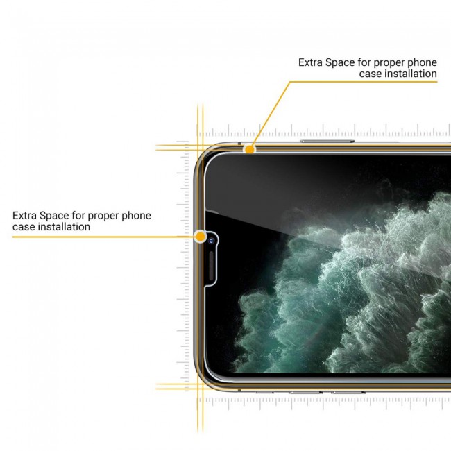 iphone 11 Pro Max Screen Protector and Case Cover Clear Margoun 2 Pack (6.5 inch)