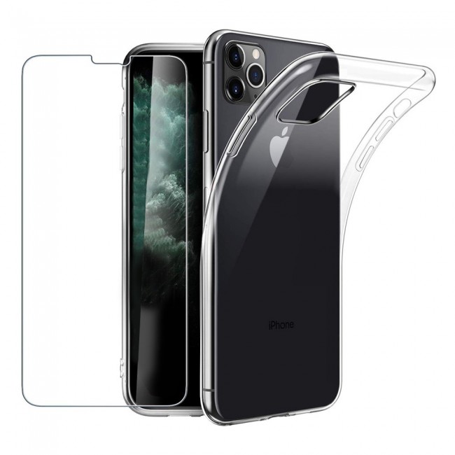 iphone 11 Pro Screen Protector and Case Cover Clear Margoun 2 Pack (5.8 inch)
