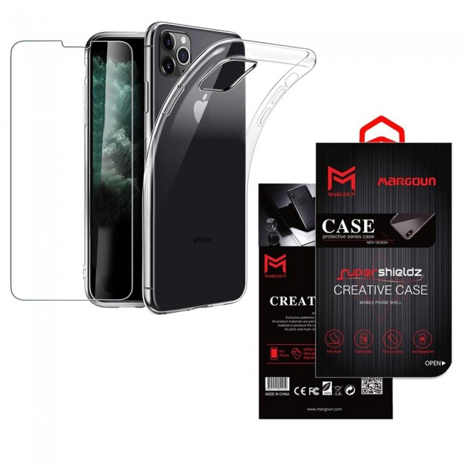 iphone 11 Pro Screen Protector and Case Cover Clear Margoun 2 Pack (5.8 inch)