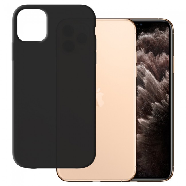 iPhone 11 Pro Max TPU Case Cover (6.5 inch) Margoun Soft case cover - Black