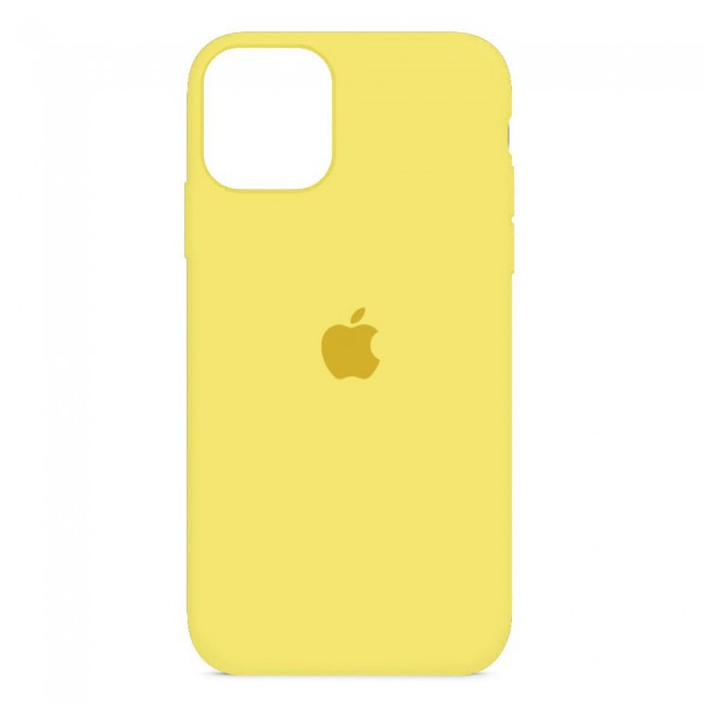 Margoun Silicone Case Cover for Apple iPhone 12 Pro Max - Yellow 