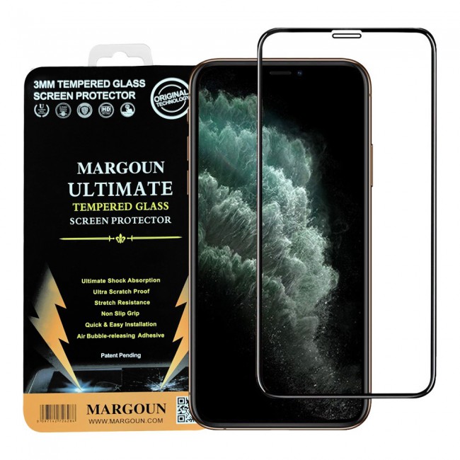 Apple iPhone 12 Tempered 3D Glass screen Protector Ultimate by Margoun