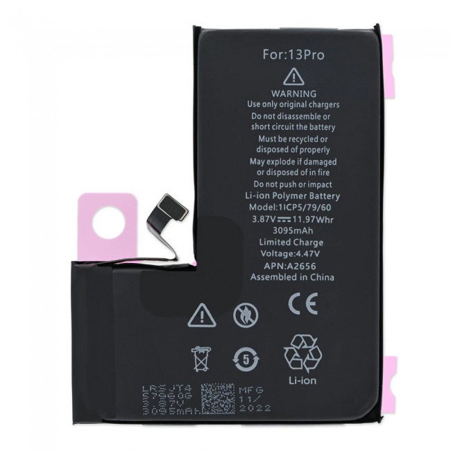 Margoun Replacement Battery for iPhone 13 Pro , High Capacity Li-ion Internal Battery Cell