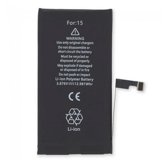Margoun Replacement Battery for iPhone 15 , High Capacity Li-ion Internal Battery Cell
