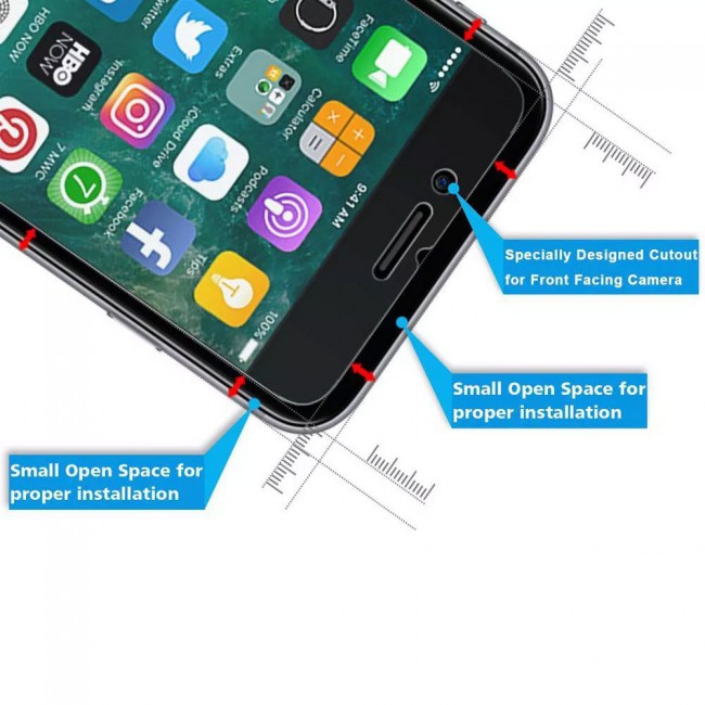 iphone SE 2020 Screen Protector Glass 2-Pack Max Sheildz Margoun