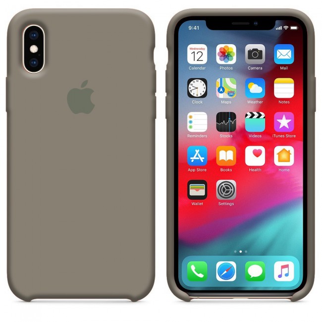 iphone XR Silicone Case Cover Margoun - Orange Stone Pink Taupe Purple Yellow Skyblue