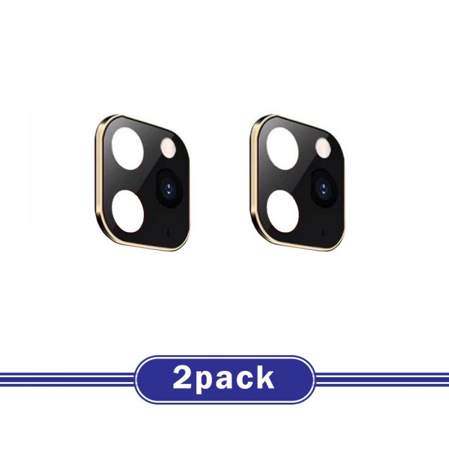 IPhone X Change to iPhone 11 Pro Metal Glass Lens Cover 2-Pack