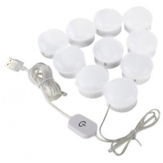 Margoun 10 LED Lamp Light Stripe for Vanity Mirror