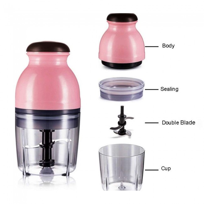 Margoun Capsule Cutter Quatre Multipurpose Food Processor - Pink