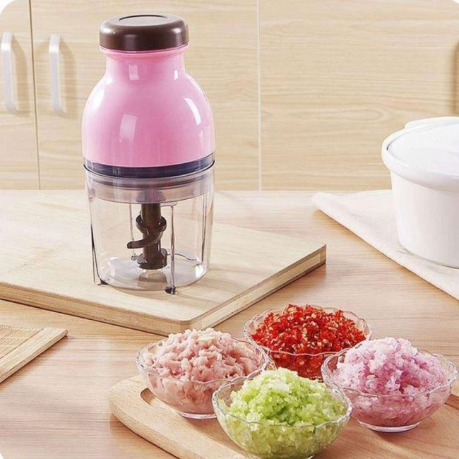 Margoun Capsule Cutter Quatre Multipurpose Food Processor - Pink
