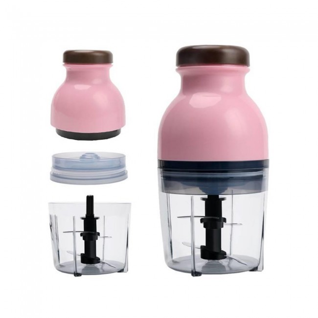 Margoun Capsule Cutter Quatre Multipurpose Food Processor - Pink