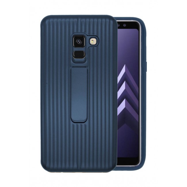Margoun Back Case for Samsung Galaxy A8 2018 Protective Standing Cover with Kickstand (SHR)