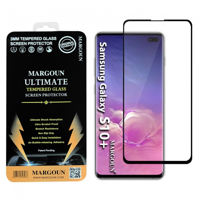 Samsung Galaxy S10 Plus 3D Tempered Glass Screen Protector Ultimate by Margoun 