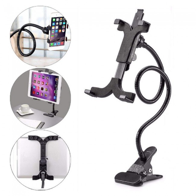 Margoun Flexible Goose Neck Tablet Holder - Black