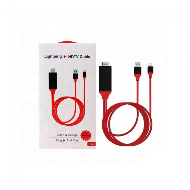 Margoun Lightning to HDTV HDMI Adapter Cable for Apple iPod Nano  ipod Touch 2m