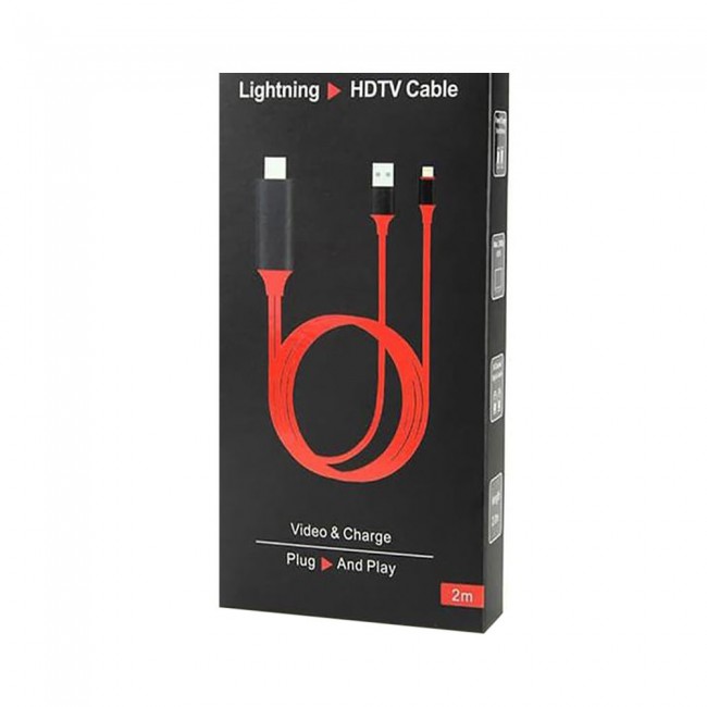 Margoun Lightning to HDTV HDMI Adapter Cable for Apple iPod Nano  ipod Touch 2m