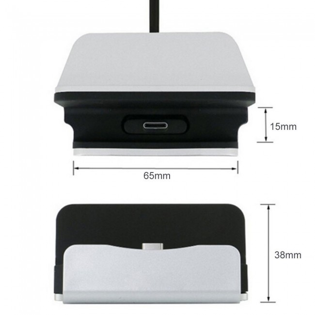 Margoun Type-C Desktop Charger for Smartphones - Silver