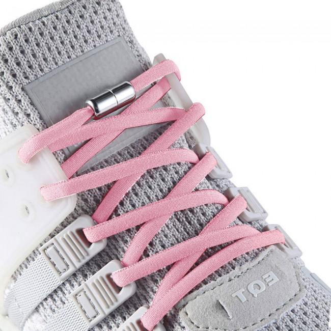 Elastic Laces Sneakers No Tie Shoelaces Flat Shoe Laces For Adult Quick  Metal Lock Laces Shoe Strings