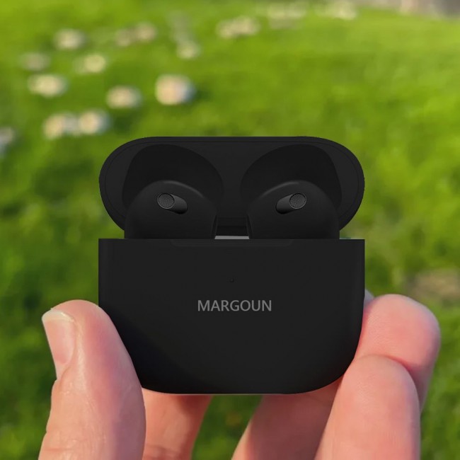 Margoun AirPods With Charging Case (3rd Generation) Black