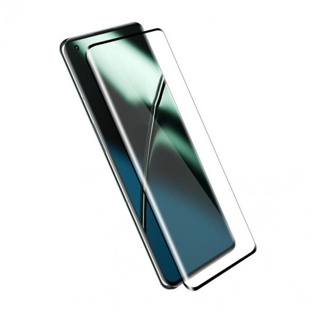 MARGOUN 3Pack for OnePlus 11 Clear Case with 2Pcs Screen Protector Tempered Glass 3D Curved Shockproof Full Body Protection Clear