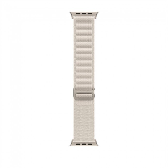 Apple Watch Alpine Loop Band 49mm/45mm/44mm Nylon Woven Sport Strap Compatible with iWatch Series 8/Ultra/7/SE/6/5/4/3/2/1 Orange/White