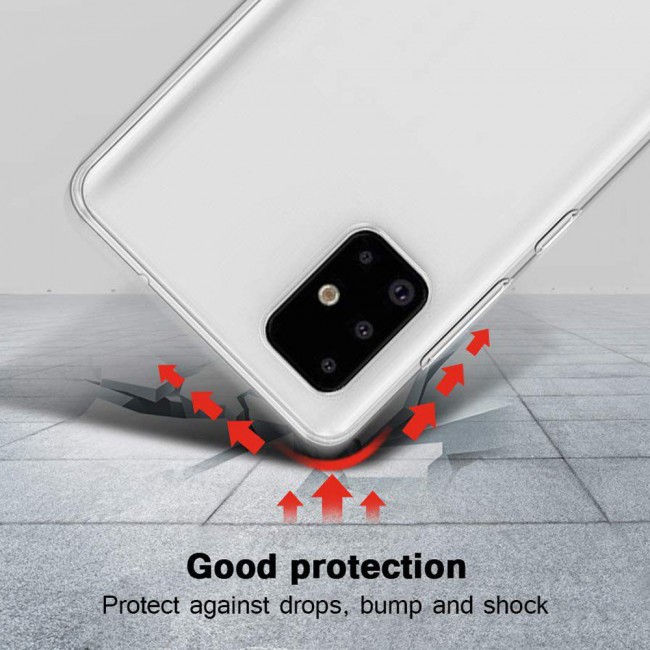 Samsung Galaxy A71 Clear Case Cover Margoun