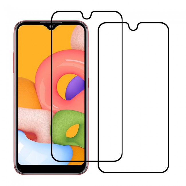 Samsung Galaxy A01 Screen Protector 3D Glass 2-Pack Super Shieldz Margoun