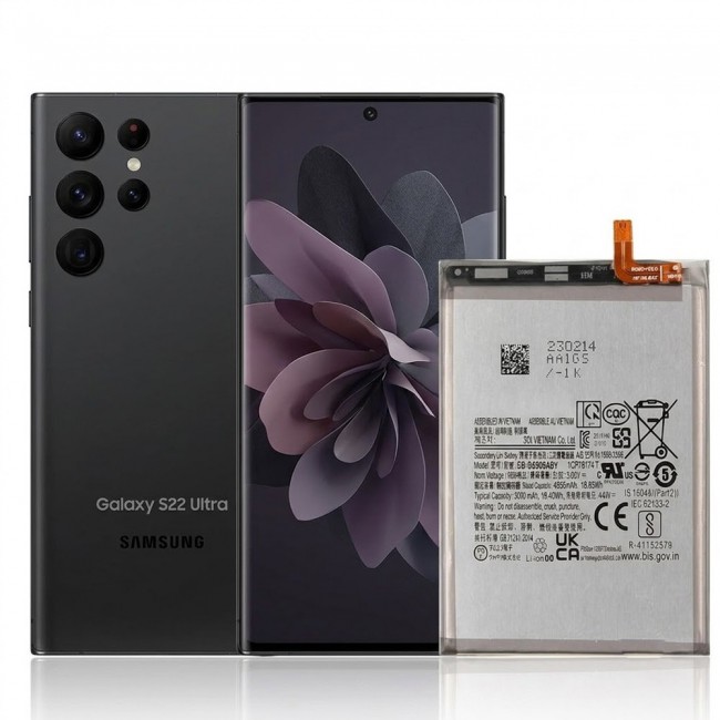 Margoun Replacement Battery for Samsung Galaxy S22 Ultra, High Capacity Li-ion Internal Battery Cell