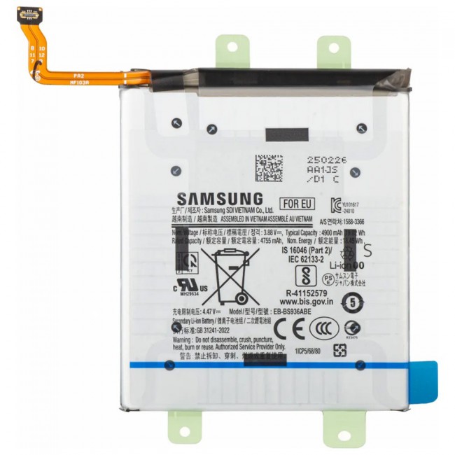 Margoun Replacement Battery for Samsung Galaxy S25 FE, High Capacity Li-ion Internal Battery Cell