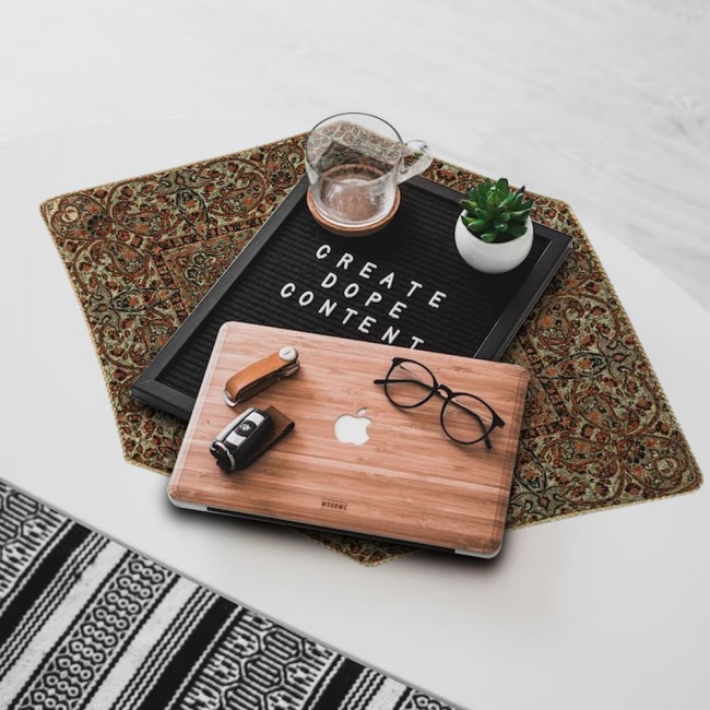 Margoun Persian Handmade Table Cloth with Traditional Pattern - Brown