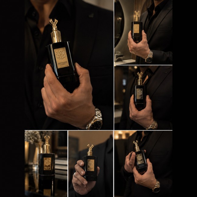 Martini Midnight Eau De Parfum for Men and Women, Premium Long-Lasting Luxury Fragrance, Elegant Black Glass Bottle with Ornate Gold Crown Cap 60ML