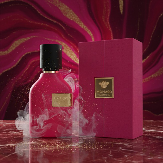 Monaco Velvet Storm – Woody Spicy Oud Parfum with Amber and Vanilla, 75ml