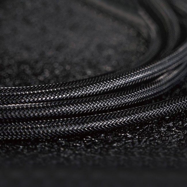 Mophie USB A to Lightning Charging Cable Braided Nylon 9cm - Black