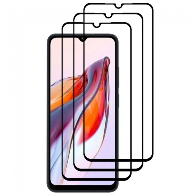 CATANES 3 Pack for Xiaomi Redmi 12C Mobile PHones Screen Protector 3D Tempered Glass Protective Film