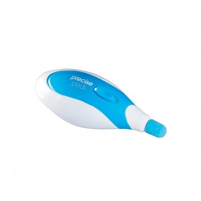 Precise Pedi - Electric Callus Remover, White/Blue