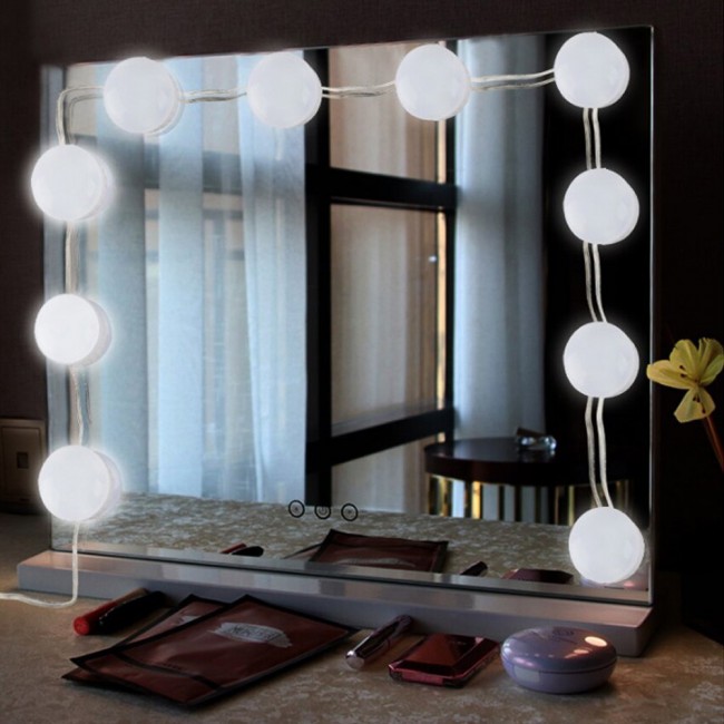 LED Vanity Mirror 10 Light bulbs