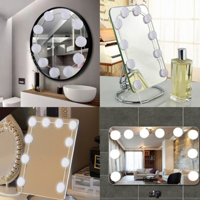 LED Vanity Mirror 10 Light bulbs