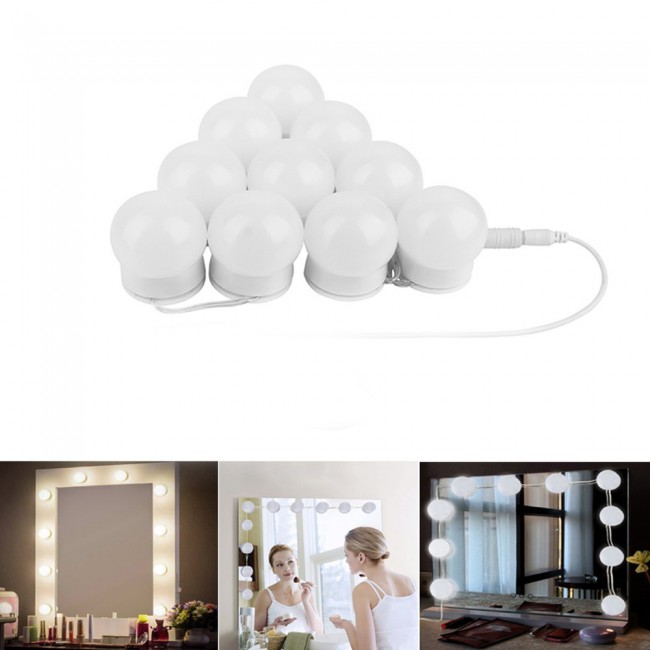 LED Vanity Mirror 10 Light bulbs