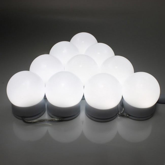 LED Vanity Mirror 10 Light bulbs
