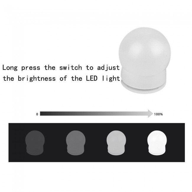 LED Vanity Mirror 10 Light bulbs