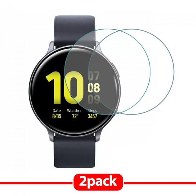 2Pack Full Stick Premium Screen Protector for Samsung Galaxy Watch Active 2 44mm